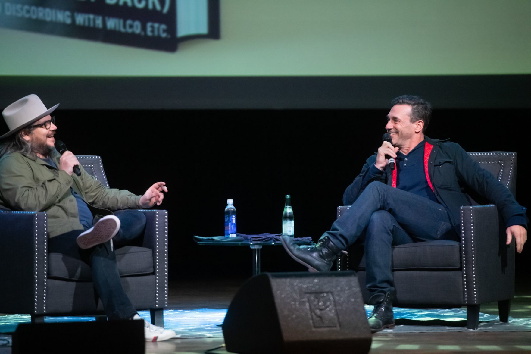Jeff Tweedy and Jon Hamm at the Pageant
